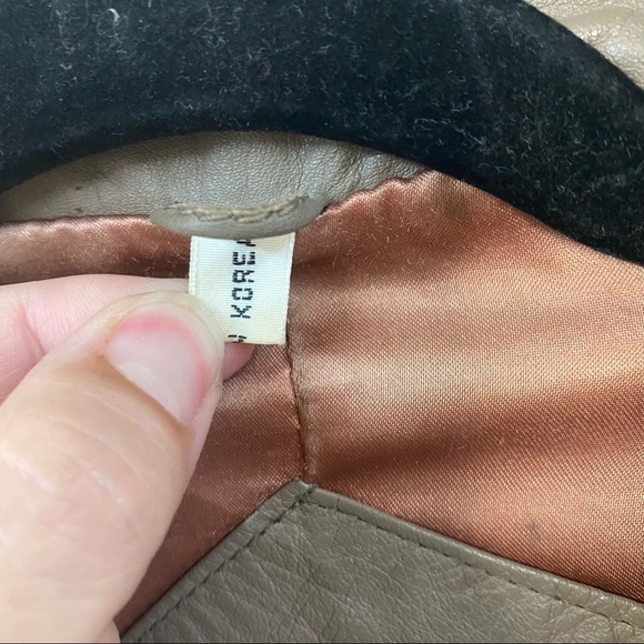 Vintage Western Style Leather Jacket Blazer - Picture 6 of 16